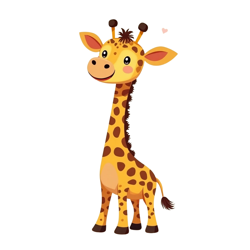 Cute Giraffe Cartoon